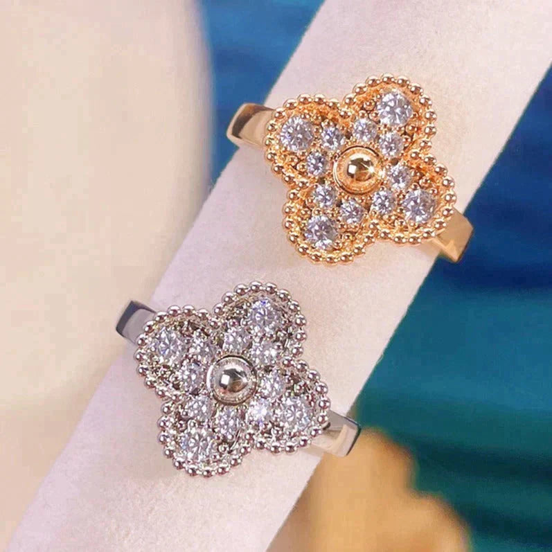 BAGUE TRÈFLE ÉCLAT | OR