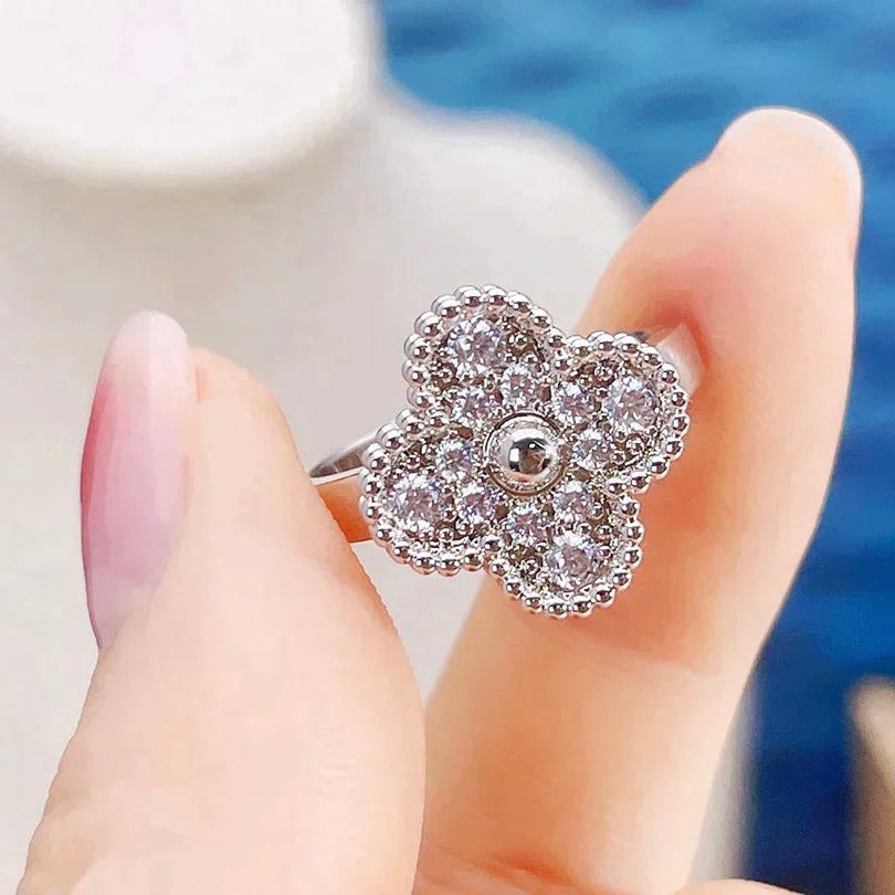 BAGUE TRÈFLE ÉCLAT | OR