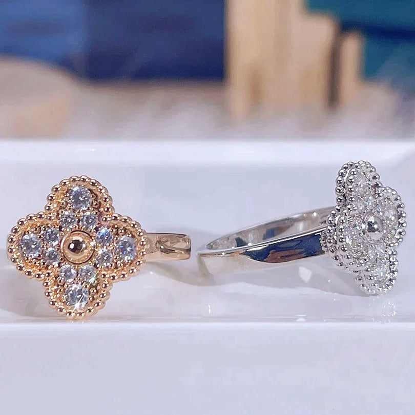BAGUE TRÈFLE ÉCLAT | OR