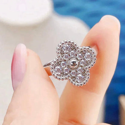BAGUE TRÈFLE ÉCLAT | OR