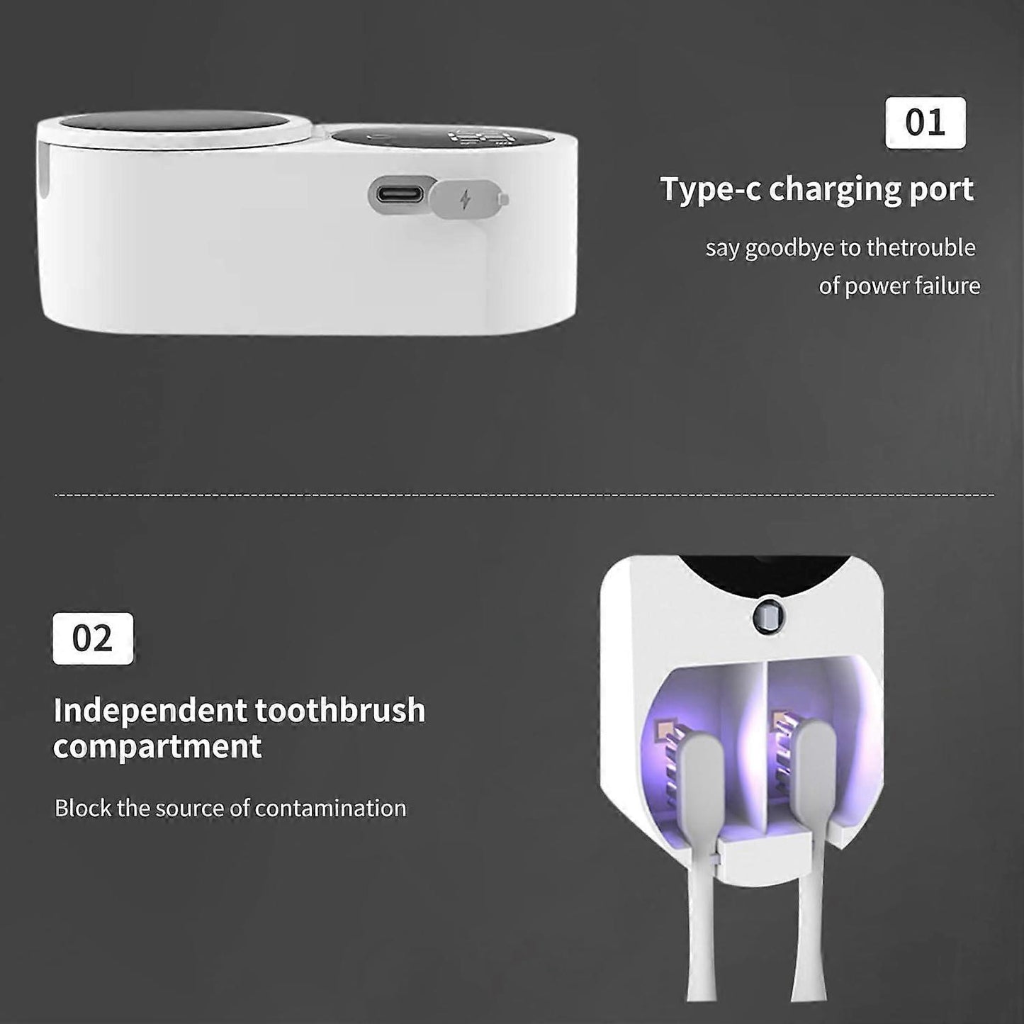 Bitvae® Toothbrush Cleaner