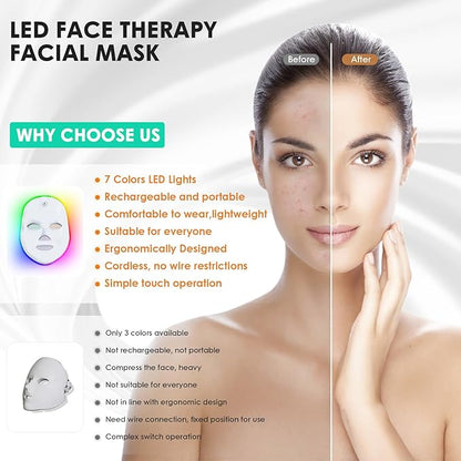 Led Face Mask Light Therapy